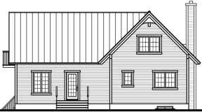 Vacation House Plan #034-00095 Elevation Photo