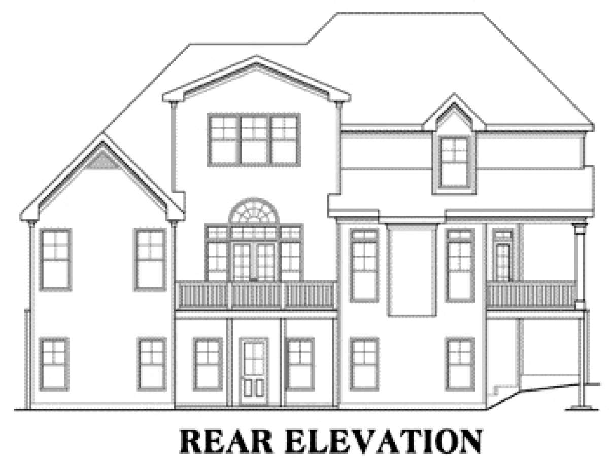 Craftsman House Plan #009-00032 Elevation Photo
