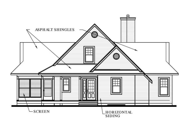 Vacation House Plan #034-00097 Additional Photo