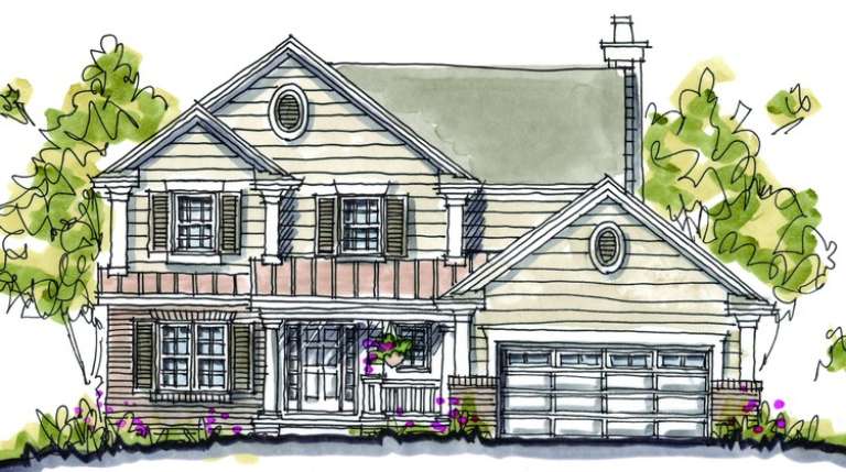 House Plan House Plan #4901 Front Elevation