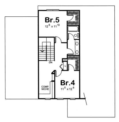 Floorplan 2 for House Plan #402-00853