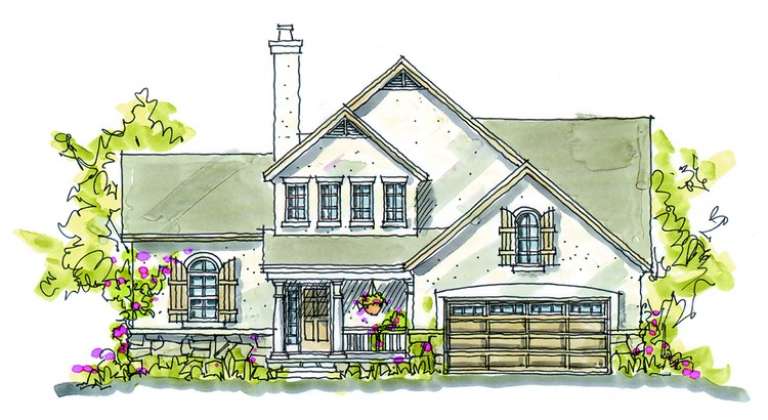 House Plan House Plan #4906 Front Elevation