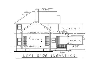 Craftsman House Plan #402-00856 Elevation Photo