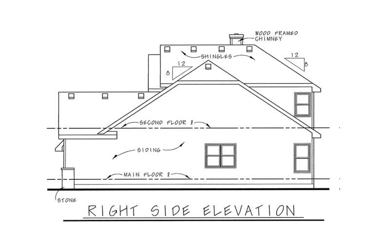 Craftsman House Plan #402-00856 Elevation Photo