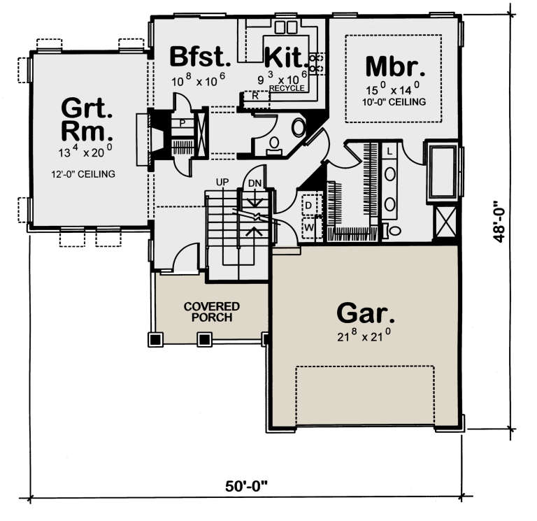 House Plan House Plan #4907 Drawing 1