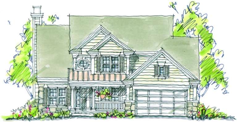 House Plan House Plan #4911 Front Elevation