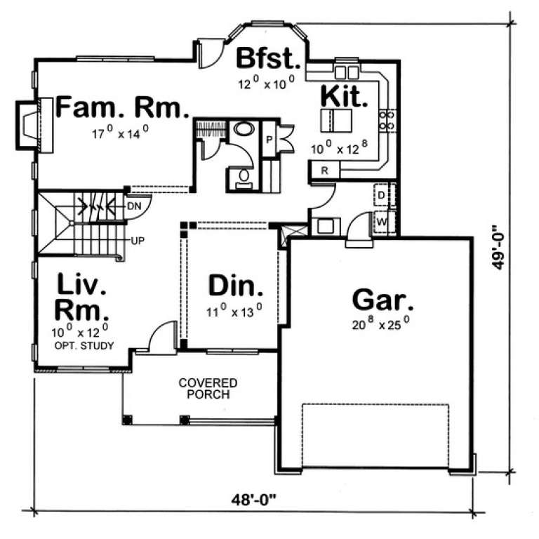 House Plan House Plan #4911 Drawing 1