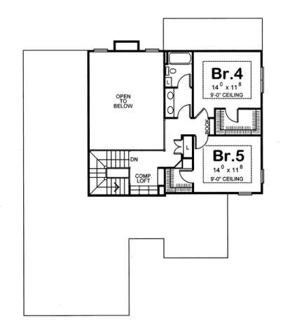 Floorplan 2 for House Plan #402-00864