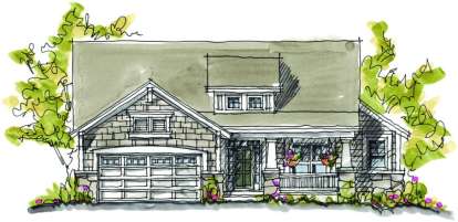 2 Bed, 2 Bath, 1902 Square Foot House Plan - #402-00865