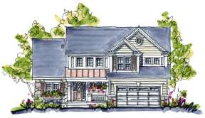 Traditional House Plan #402-00867 Elevation Photo