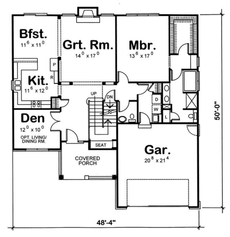 House Plan House Plan #4918 Drawing 1