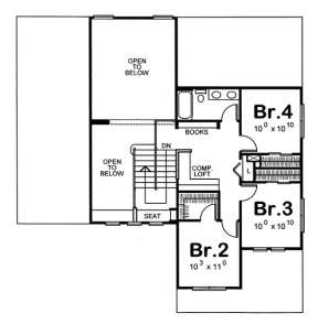 Floorplan 2 for House Plan #402-00867