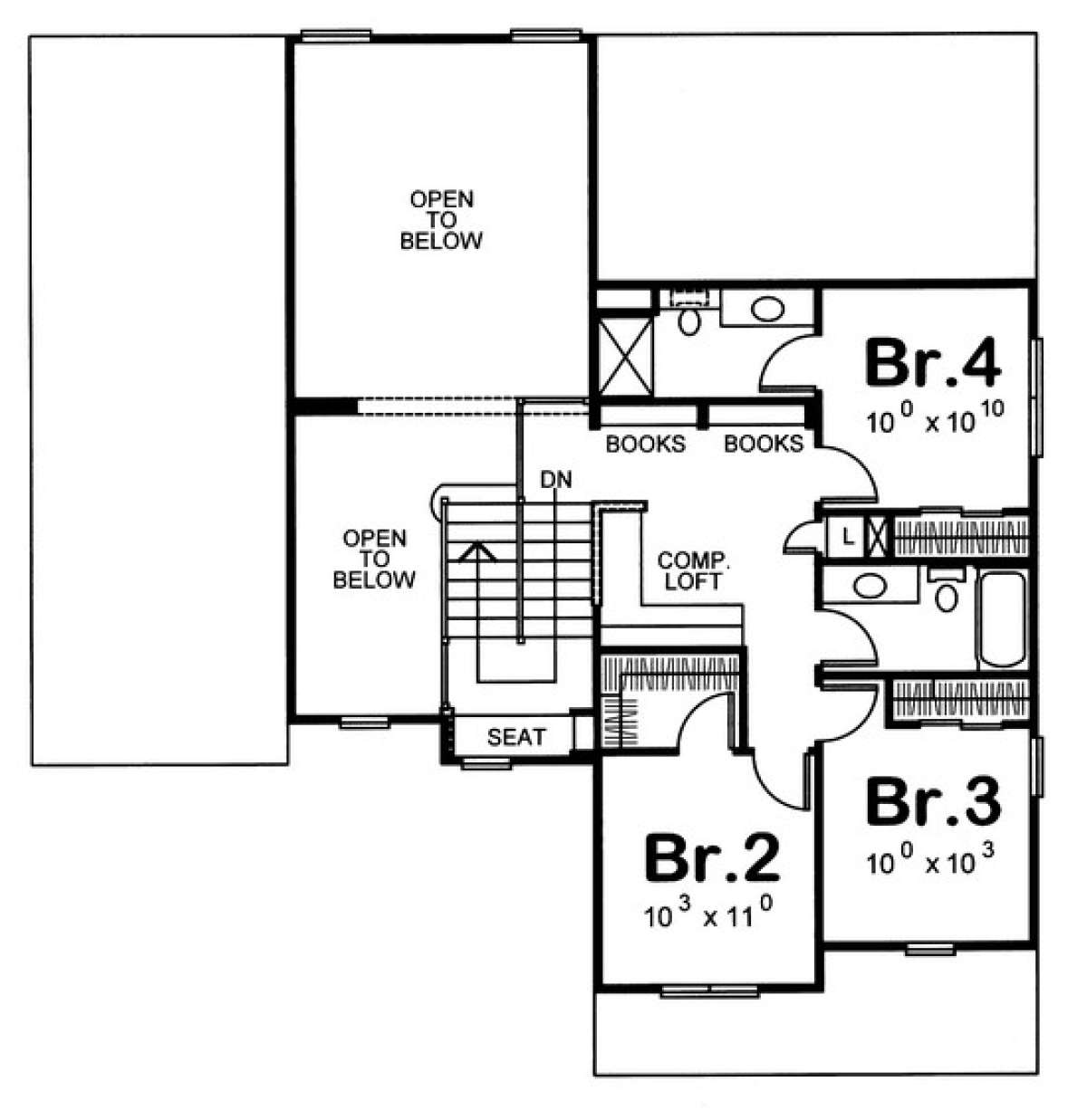 Floorplan 2 for House Plan #402-00868