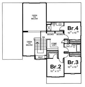 Floorplan 2 for House Plan #402-00868