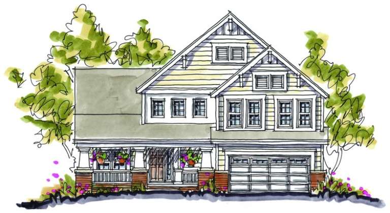 House Plan House Plan #4920 Front Elevation