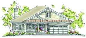 Traditional House Plan #402-00874 Elevation Photo