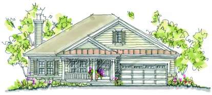 Traditional House Plan #402-00874 Elevation Photo