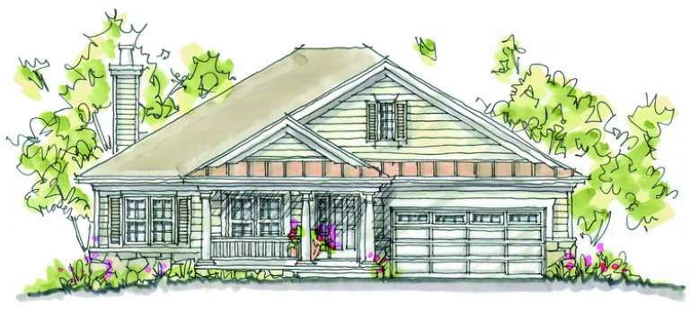 House Plan House Plan #4925 Front Elevation