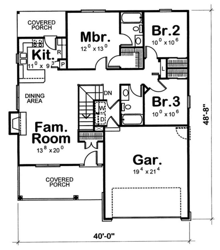House Plan House Plan #4926 Drawing 1