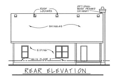 Ranch House Plan #402-00877 Elevation Photo