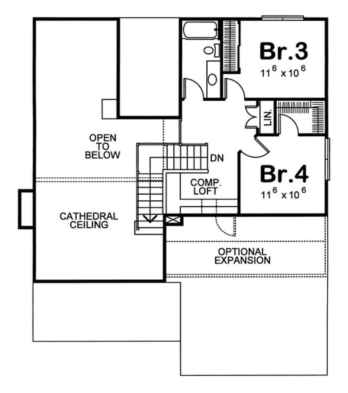 Floorplan 2 for House Plan #402-00878