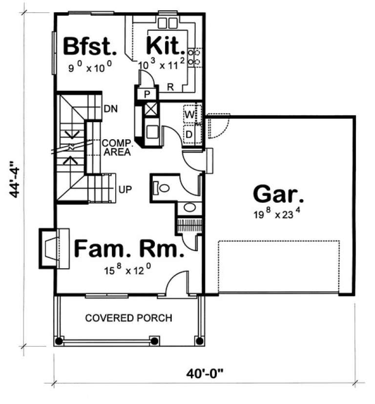 House Plan House Plan #4930 Drawing 1
