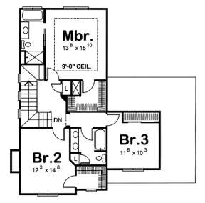 Floorplan 2 for House Plan #402-00880