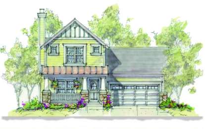 3 Bed, 2 Bath, 1473 Square Foot House Plan - #402-00881