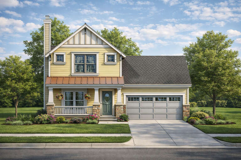 House Plan House Plan #4932 Front Elevation