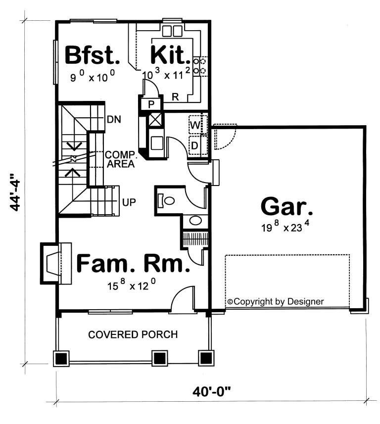 House Plan House Plan #4932 Drawing 1