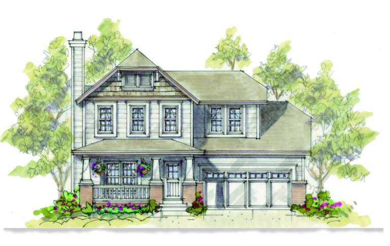 House Plan House Plan #4933 Front Elevation