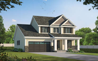 Country House Plan #402-00883 Elevation Photo