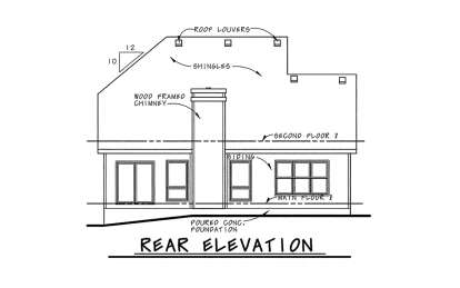 Country House Plan #402-00883 Elevation Photo