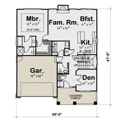 Main Floor  for House Plan #402-00883