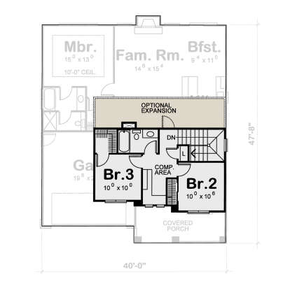 Second Floor for House Plan #402-00883