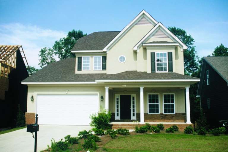 French Country House Plan #402-00884 Elevation Photo