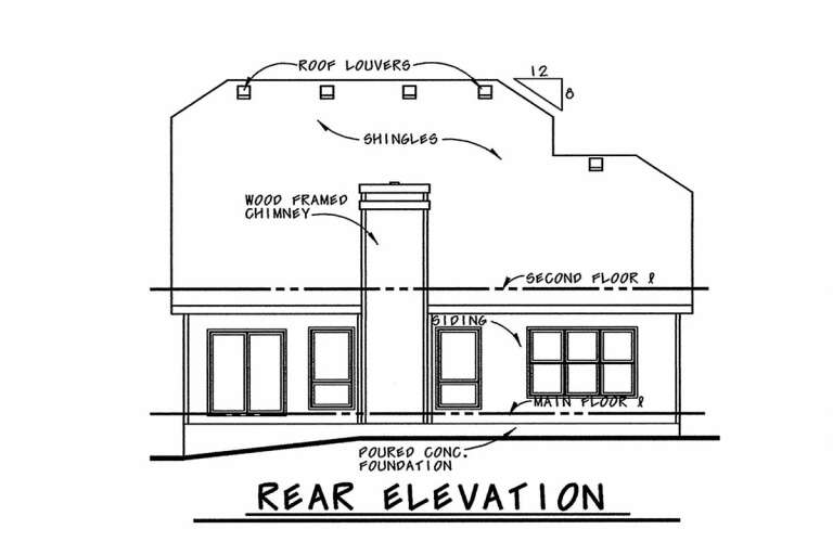 Craftsman House Plan #402-00885 Elevation Photo