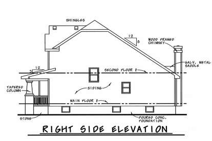 Craftsman House Plan #402-00885 Elevation Photo