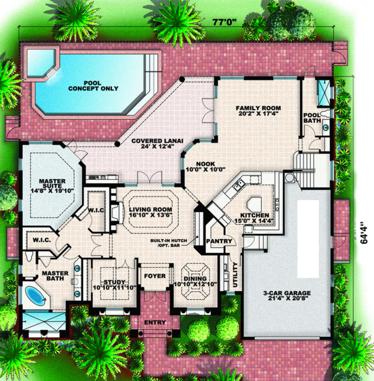 Floorplan 1 for House Plan #575-00061