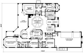 Floorplan 1 for House Plan #575-00063