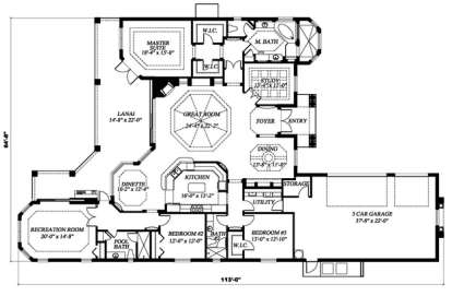 Floorplan1 for House Plan #575-00063