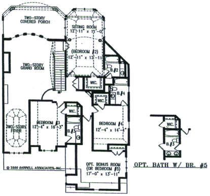 Floorplan 2 for House Plan #699-00001