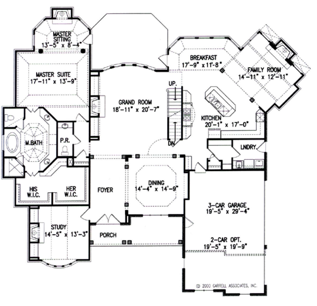 Floorplan 1 for House Plan #699-00003
