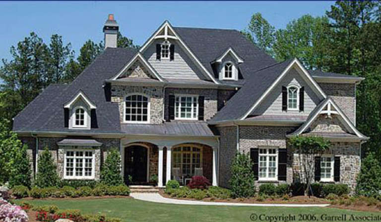 French Country House Plan #699-00004 Elevation Photo