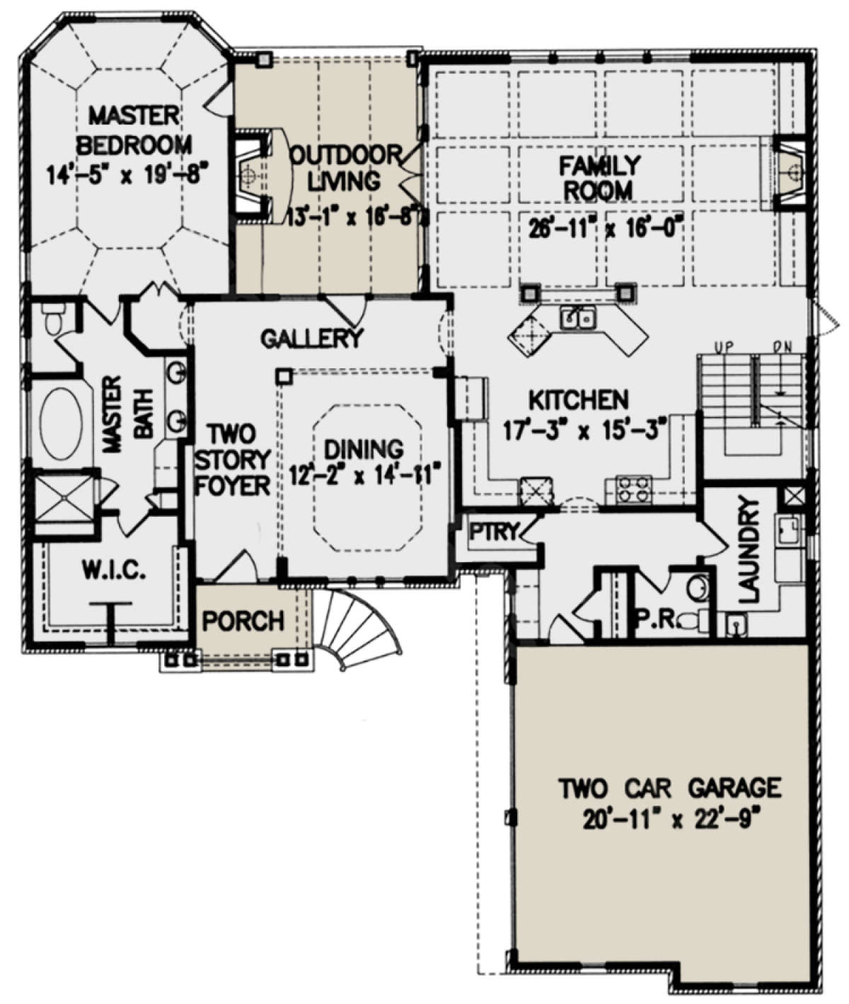 Main Floor for House Plan #699-00006