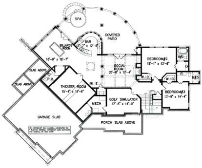 Basement for House Plan #699-00007