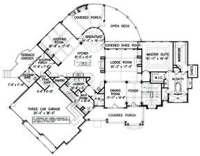 Main Floor for House Plan #699-00007