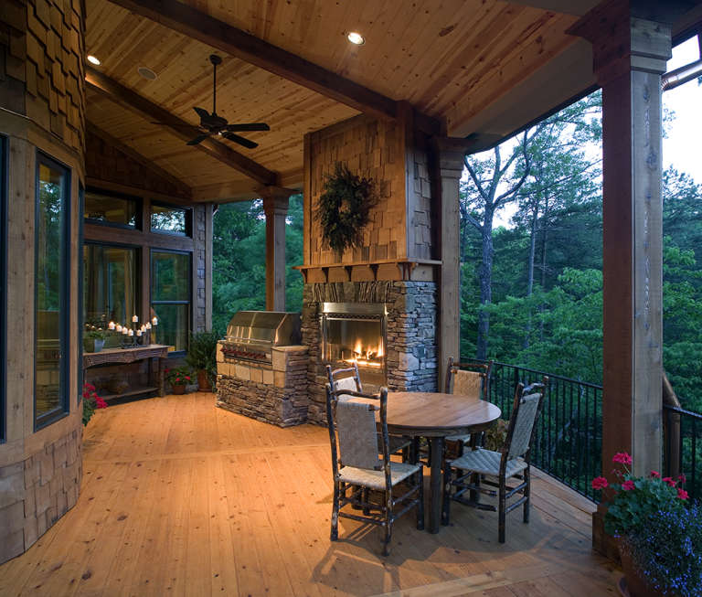 Lake Front House Plan #699-00011 Elevation Photo