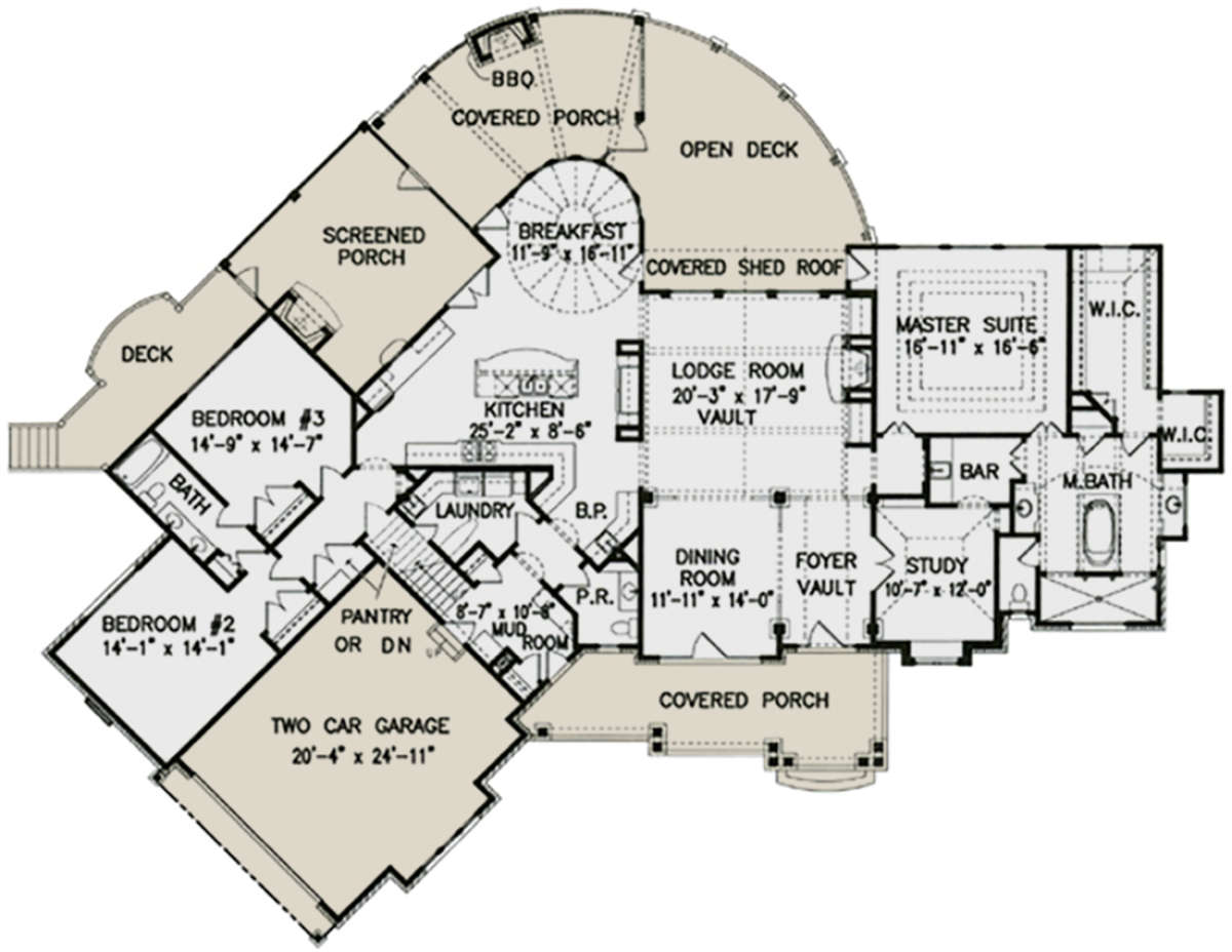 Main Floor for House Plan #699-00011