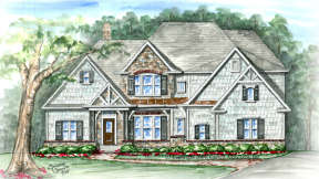 Traditional House Plan #699-00012 Elevation Photo